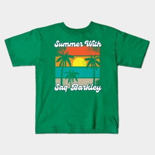 SUMMER WITH SAQ BARKLEY Kids T-Shirt